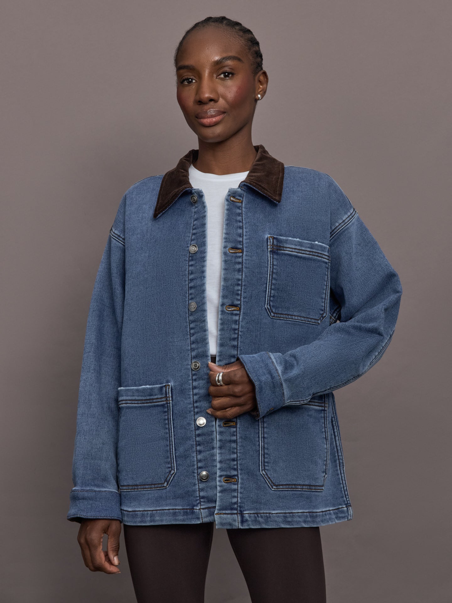 adidas by Stella McCartney Woven TrackTop Printed - Chalk Pearl