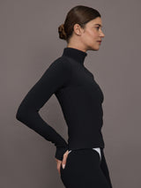 Full Zip Active Jacket in Melt - Black