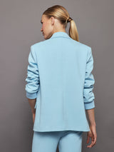 Oversized Blazer with Cuffs - Quiet Tide