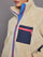 Contrast Sherpa Jacket - Brown Rice / Navy Blazer