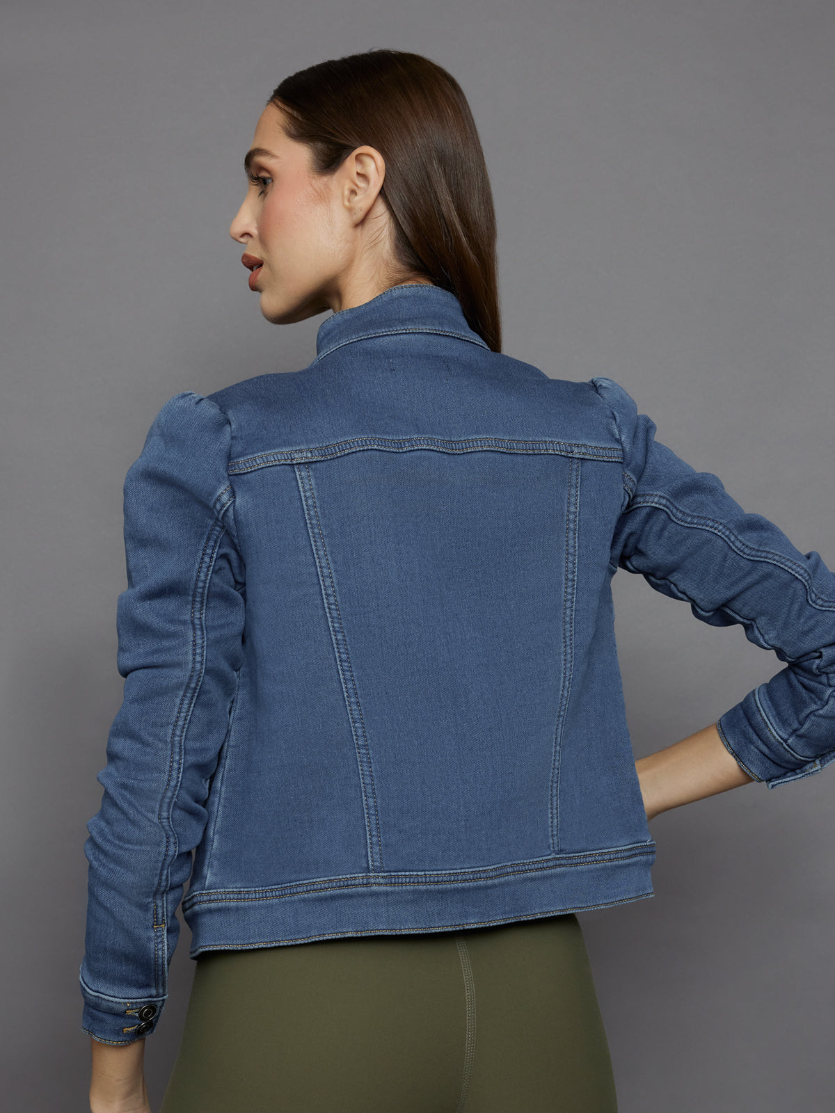 MODERN NEUTRAL DENIM JACKET main image 0