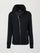 Knit Jacket with Asymmetrical Zip - Black