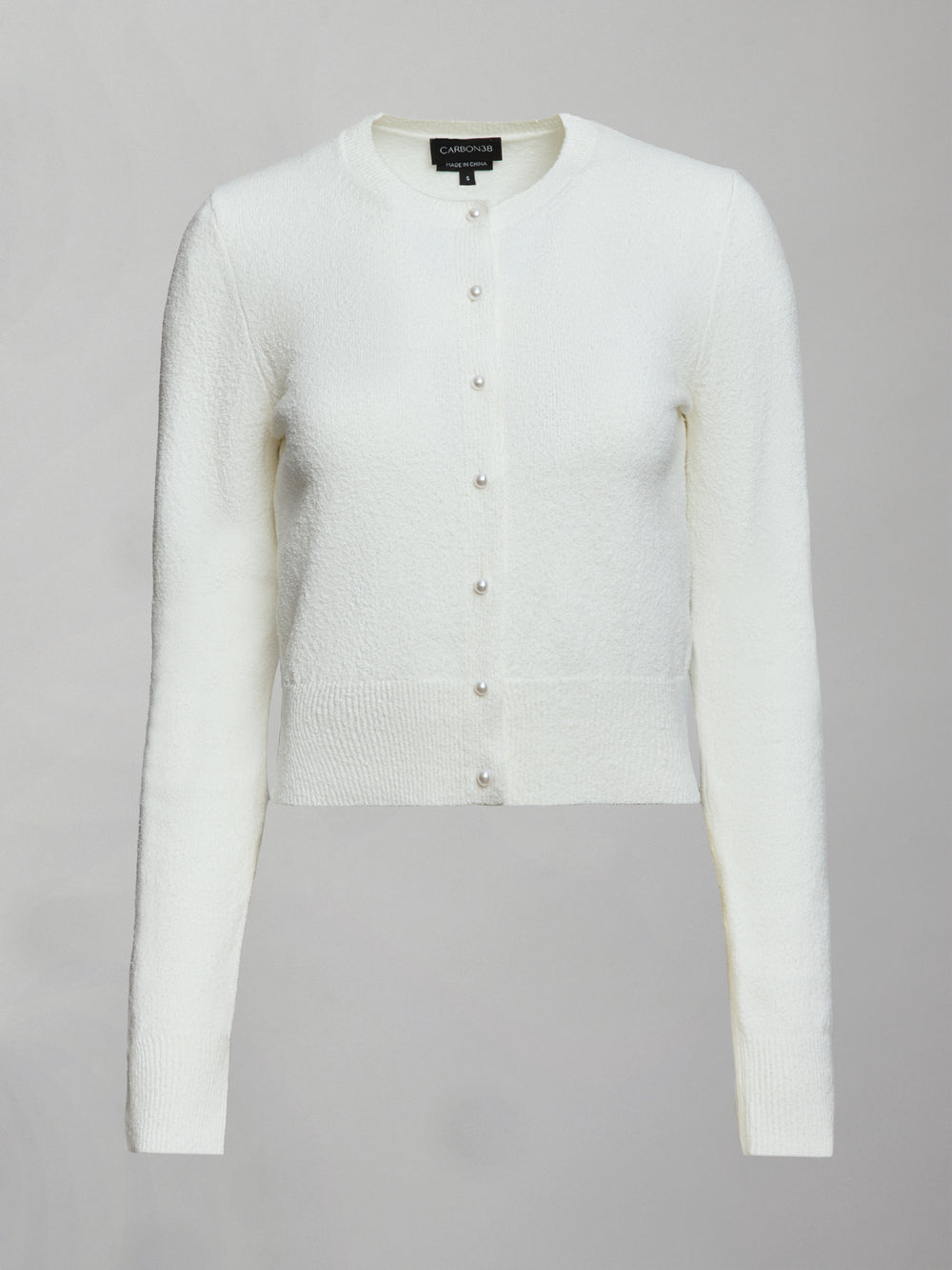 Tennis Cardigan Sweater - White