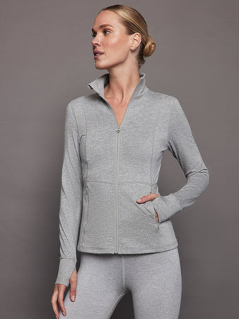 Zip Long Sleeve Run Top