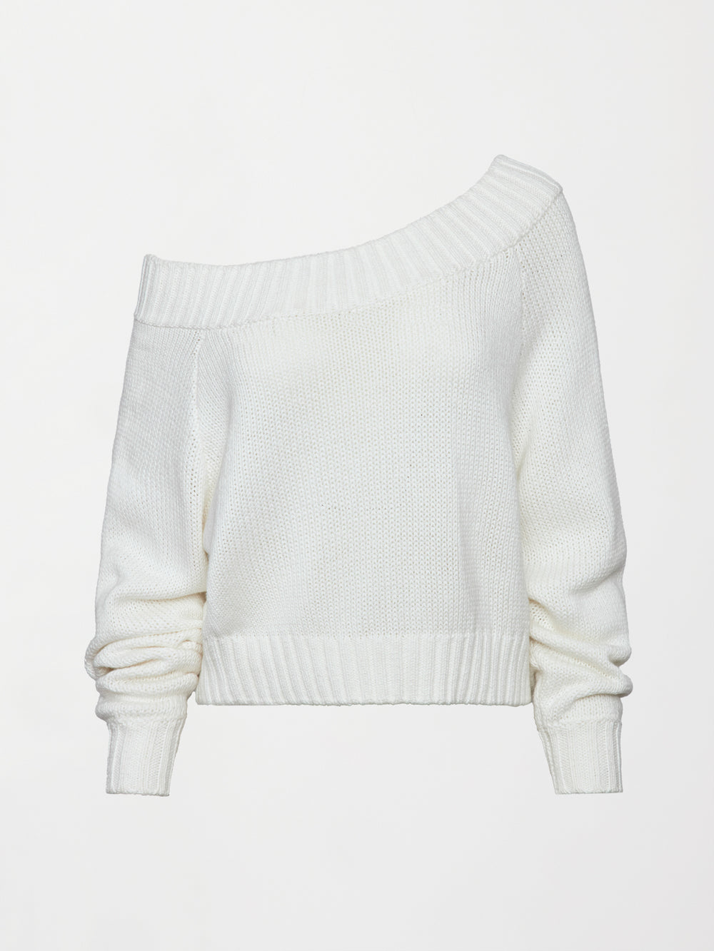 Slouchy Knit Sweater - Off White – Carbon38