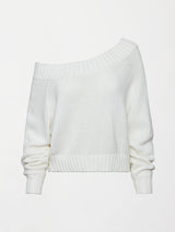 Slouchy Knit Sweater - Off White