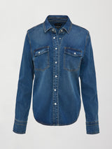 Chambray Denim Shirt - Medium Wash