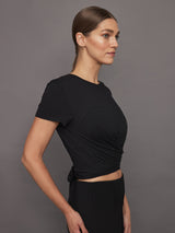 Cap Sleeve Top - Black