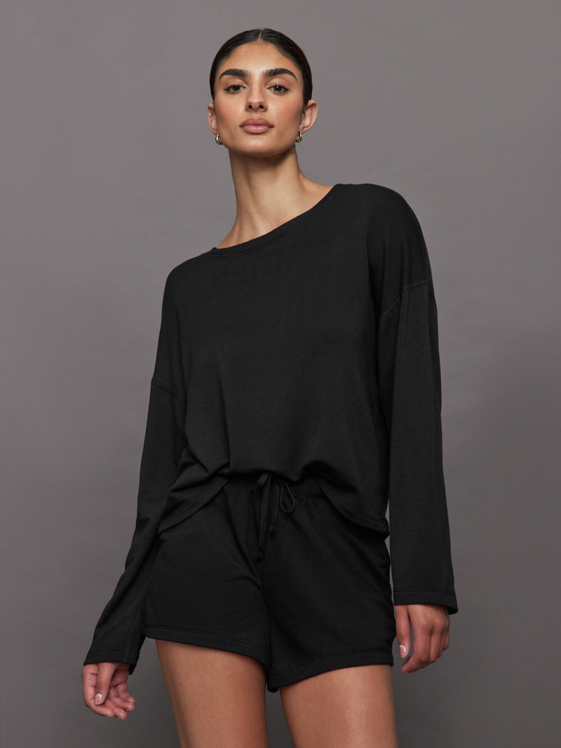 Pullover Sweatshirt - Black