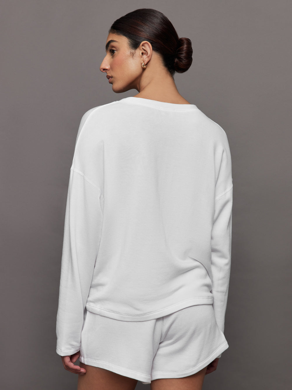 Pullover Sweatshirt - White