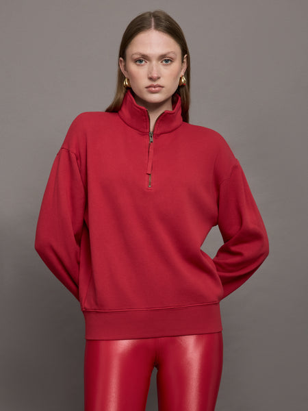 CARB-YD6139-RED-24HOL-Half-Zip