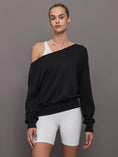 Off Shoulder Sweatshirt in French Terry