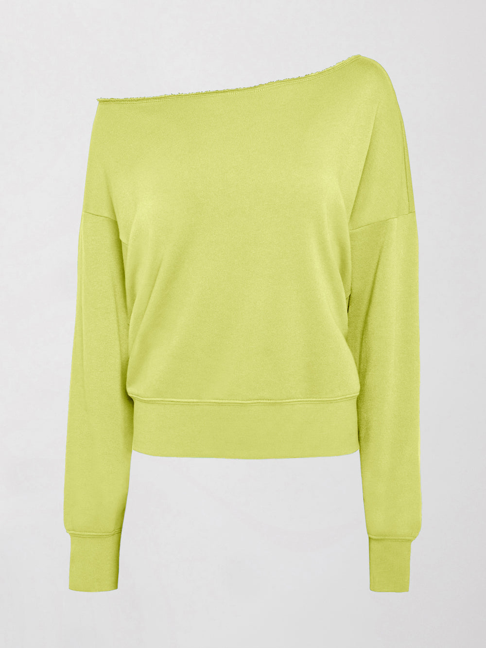 Off Shoulder Sweatshirt in French Terry - Charlock