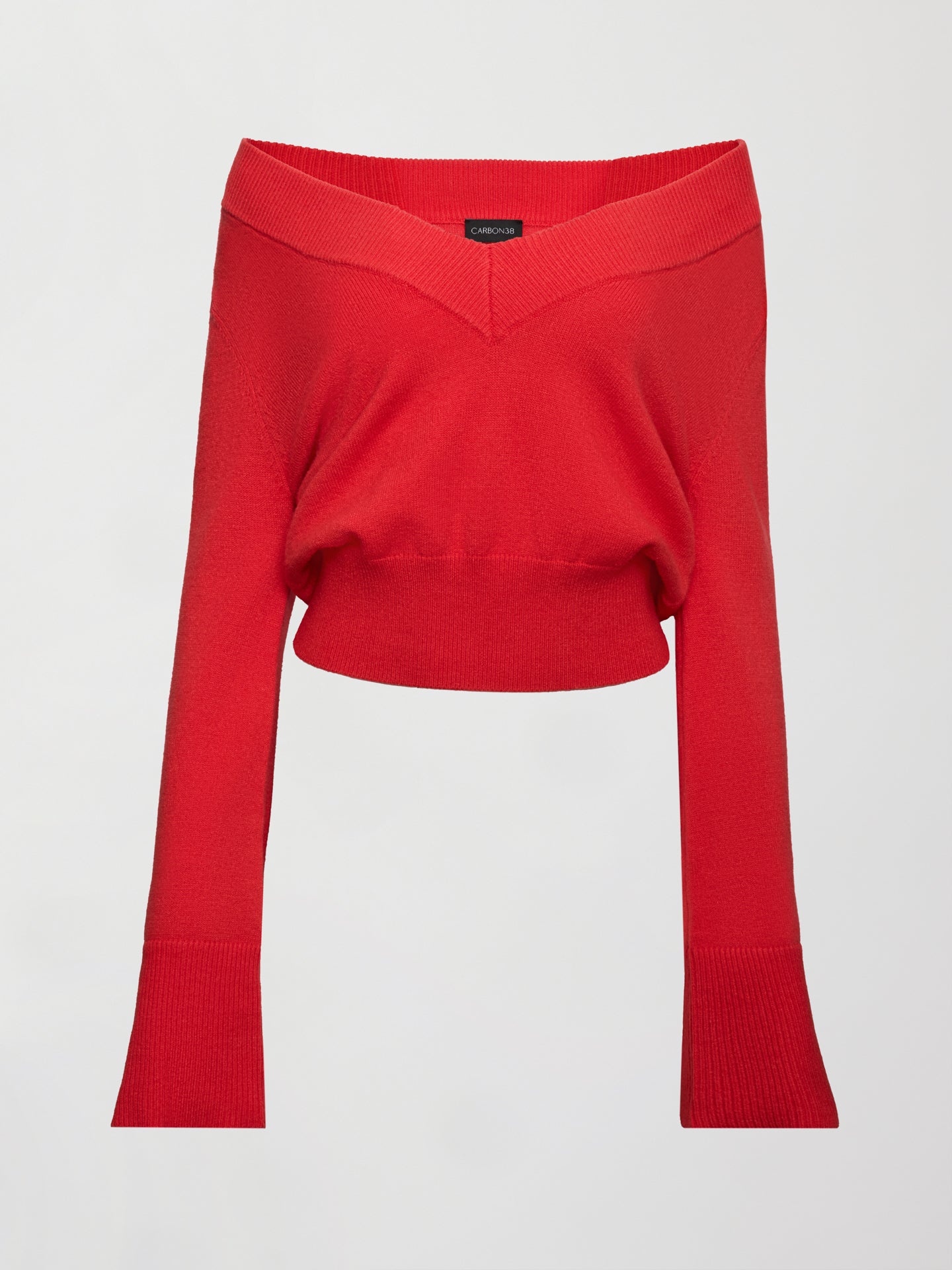 Bell Sleeve Off Shoulder Sweater - Bittersweet – Carbon38
