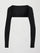Long Sleeve Active Shrug in Melt - Black
