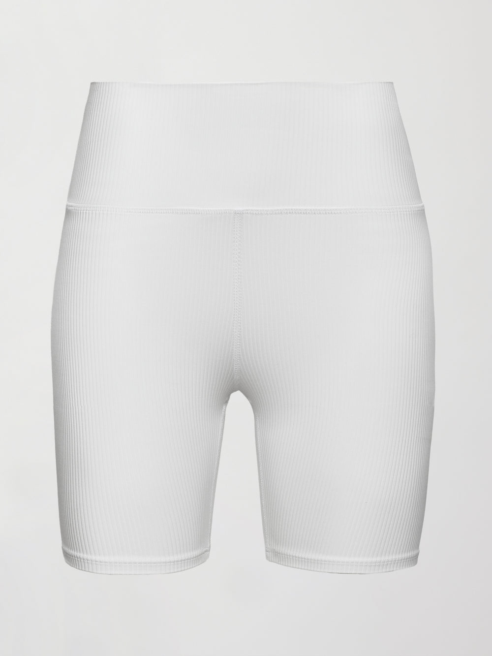 Biker Short in Ribbed Melt White – Carbon38