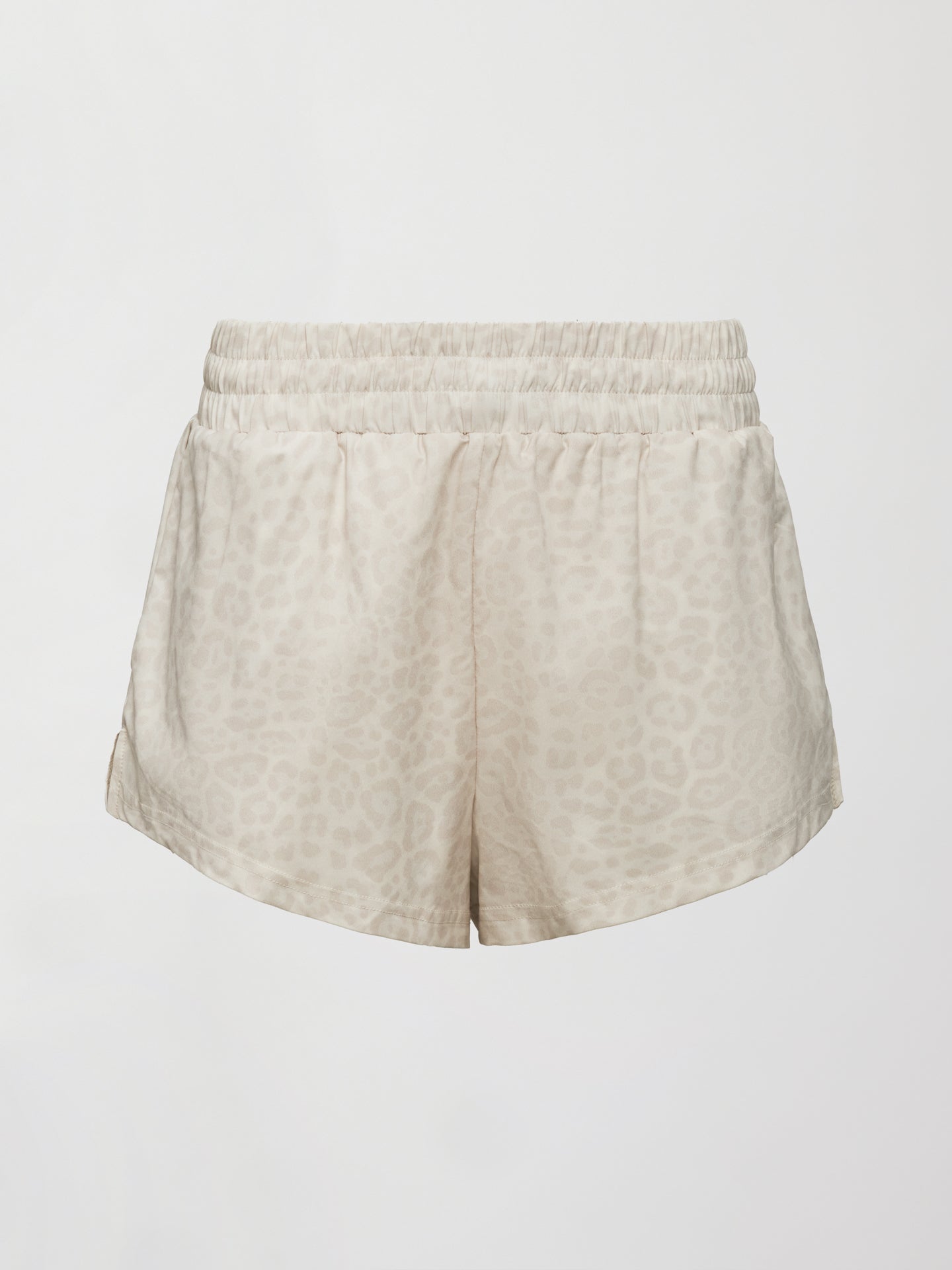 Leopard Printed Run Short - Snow Leopard – Carbon38 Leopard Printed Run Short - Snow Leopard – Carbon38