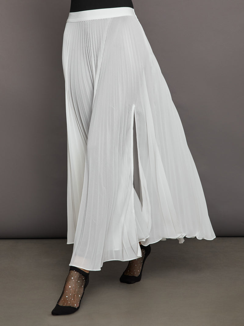 Bcbg pleated maxi skirt best sale