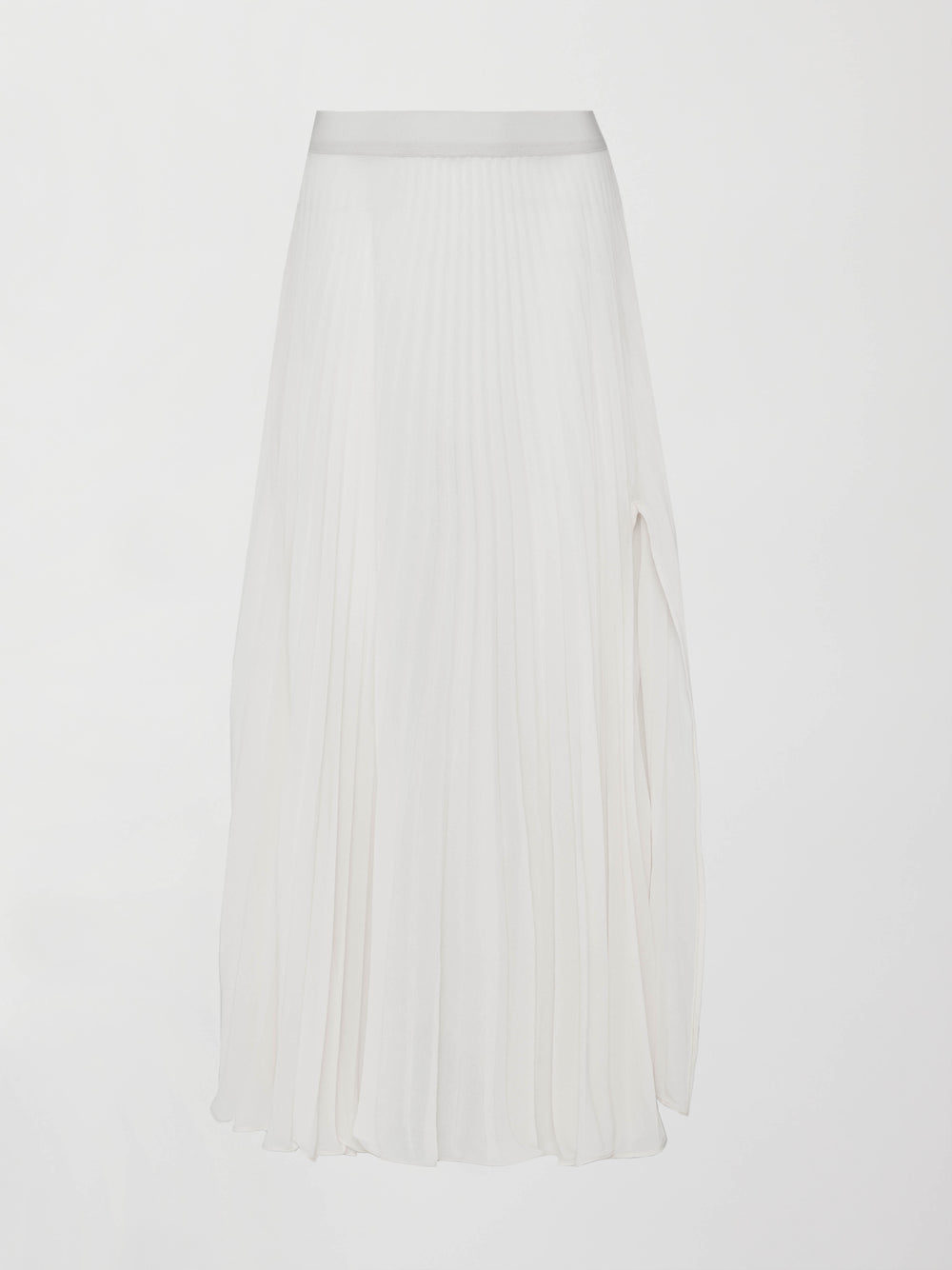 Mesh Pleated Skirt - Ivory