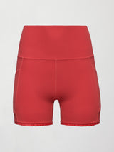 Pleated Tennis Ball Shortie in Melt - Tomato