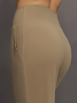 Model wears Jogger in Melt Chinchilla, featuring a relaxed fit and a high waist.