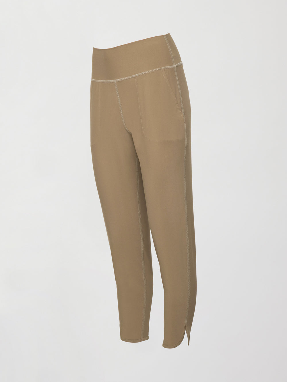 Model wears Jogger in Melt Chinchilla, featuring a relaxed fit and a high waist.