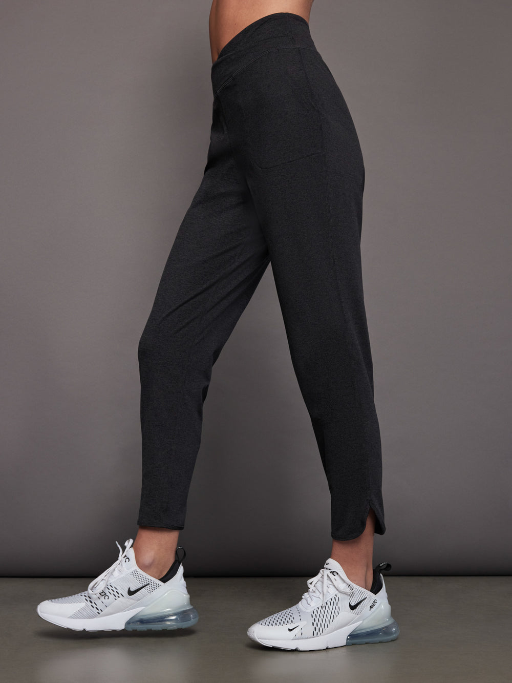 Wrap Jogger in Melt - Charcoal Heather