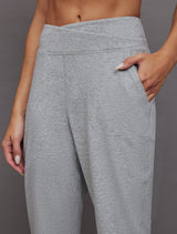 Wrap Jogger in Melt - Silver Heather