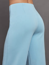 High Waisted Scuba Pant - Quiet Tide