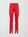 Split Leg Pant in Scuba - Tomato