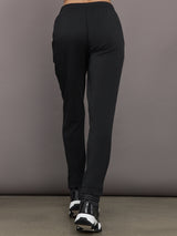 Tapered Leg Jogger in Interlock - Black