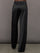 Satin Straight Leg Pant - Black