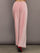 Wide Leg Pant in Velour - Blush