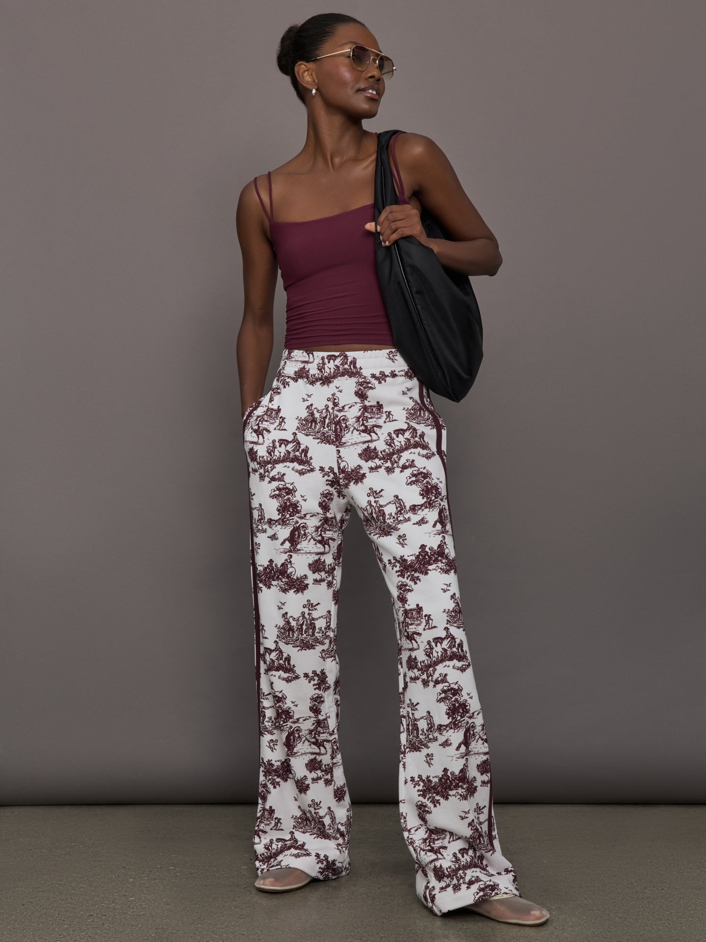 Toile Track Pant - Fig Toile – Carbon38