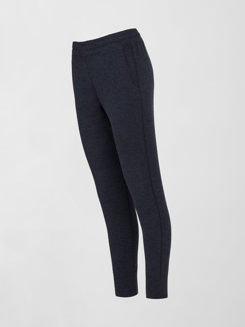 Jogger in Soft Luxe - Heather Black