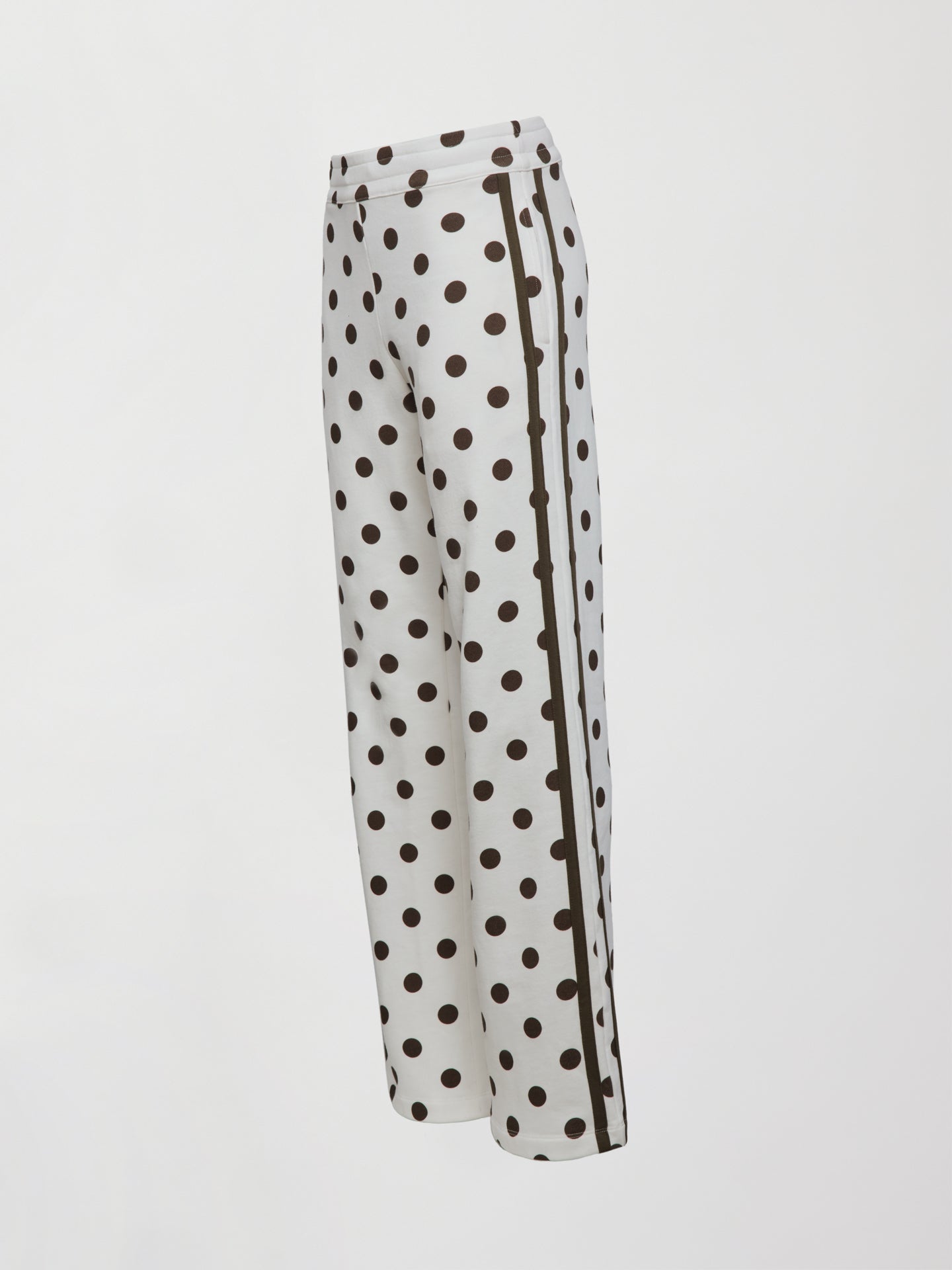 Polka Dot Track Pant - White/Carafe Polka Dot – Carbon38