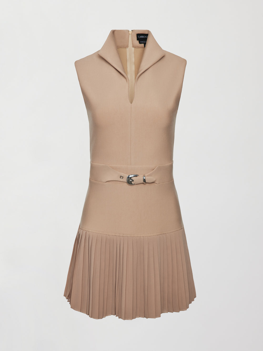 Pleated Tennis Dress - Beige Carbon38 Pleated Tennis Dress - Beige Carbon38