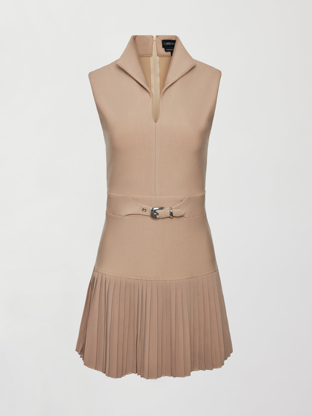 Pleated Tennis Dress - Beige Carbon38 Pleated Tennis Dress - Beige Carbon38