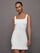 Pleated Hem Tennis Dress - White