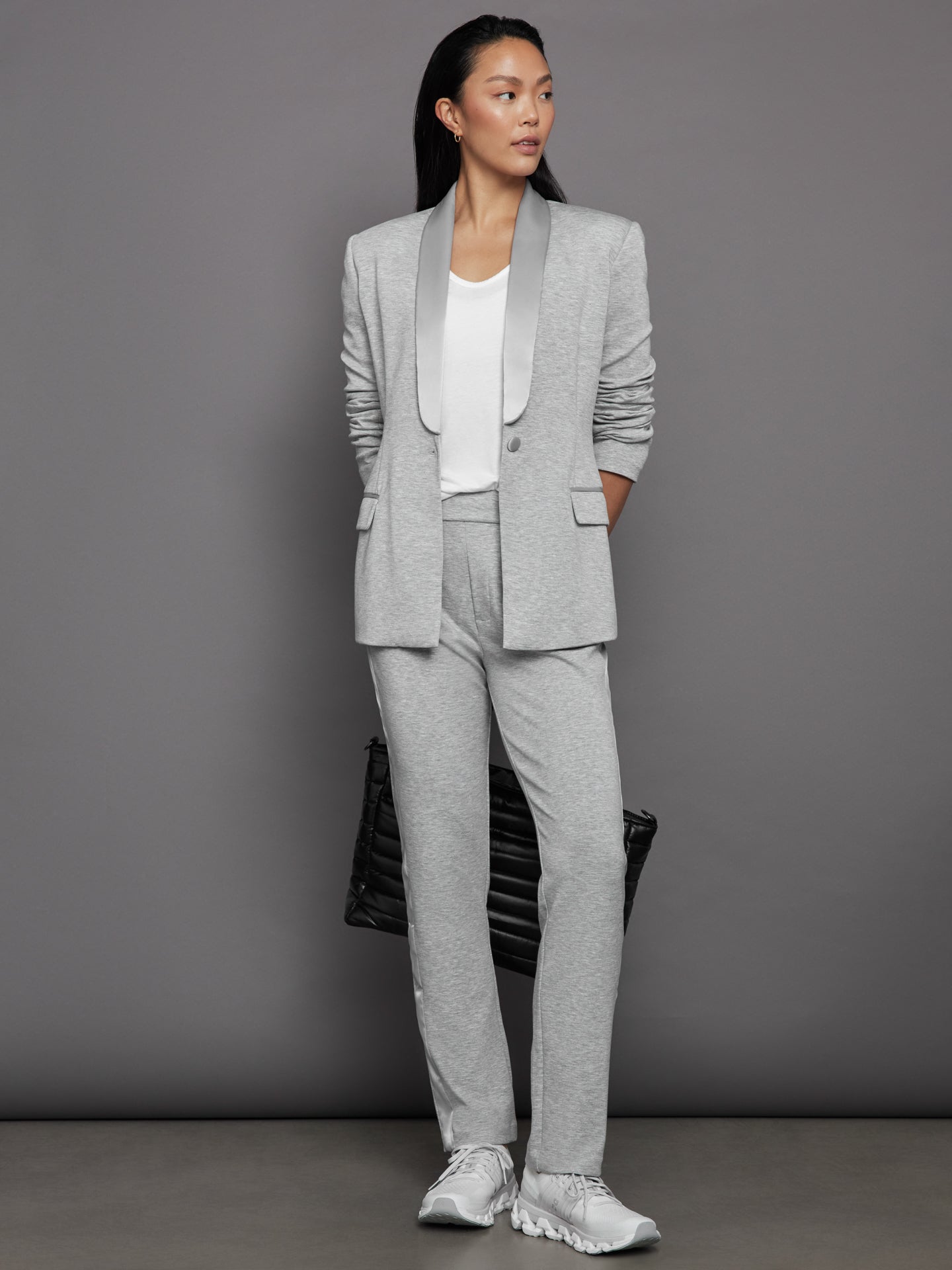 Tuxedo Pant - Heather Grey – Carbon38