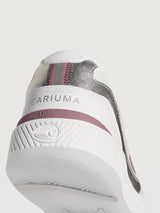 Uba Premium Leather & Mesh - White/ Metallic Silver Blush Pink