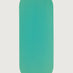 Teal Gradient yoga mat displayed flat with rounded edges and CARMU logo at bottom.