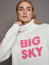 Big Sky Turtleneck - Custom Knit White