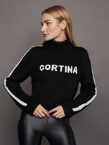 Cortina Turtleneck - Custom Knit Black