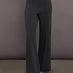 High Waisted Scuba Pant - Charcoal