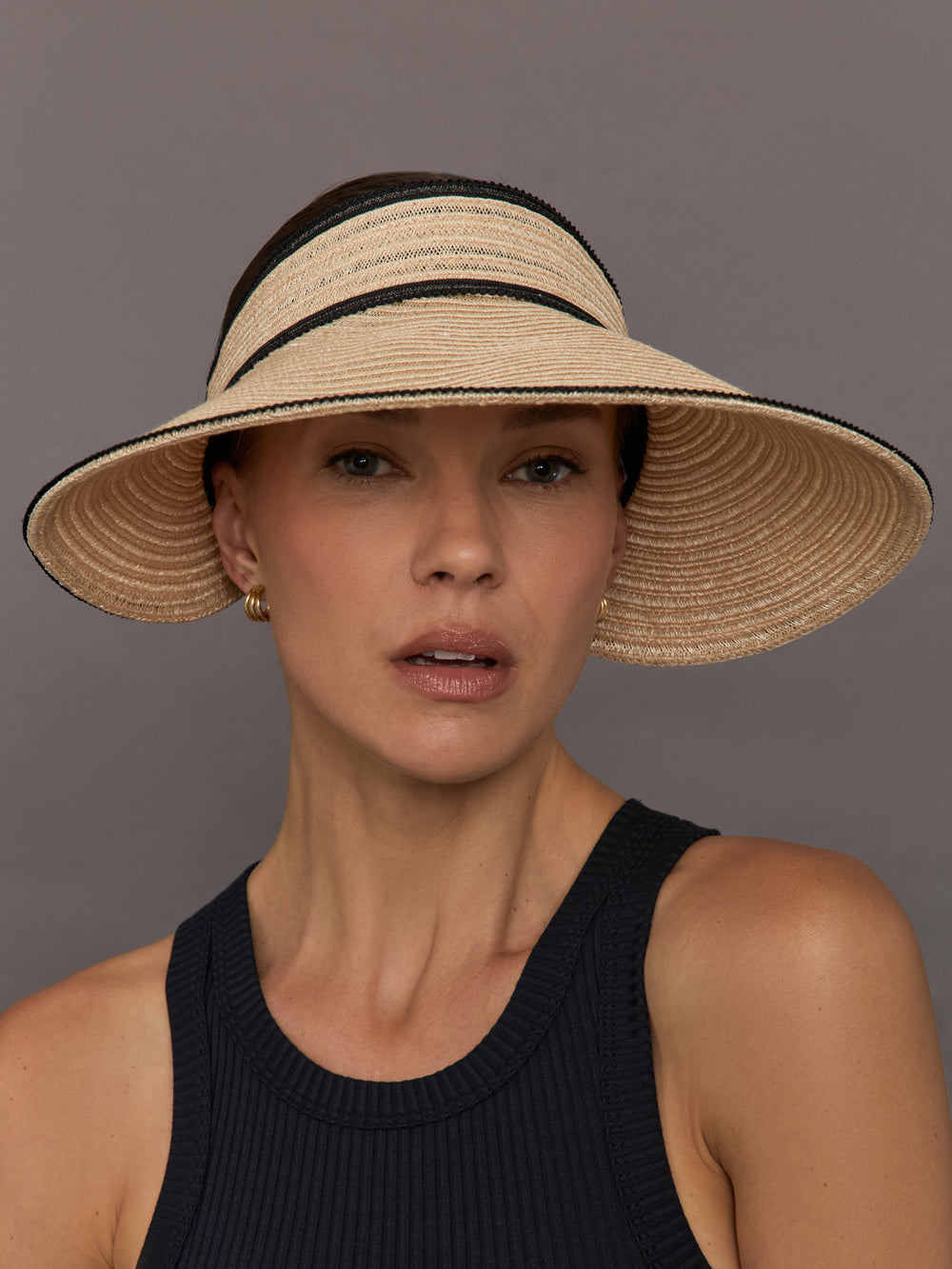 Trixie Packable Visor - Camel/black