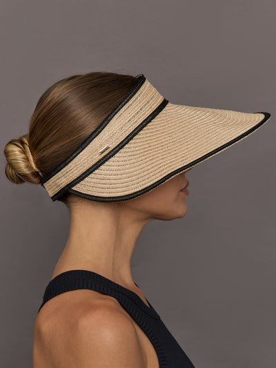 Trixie Packable Visor - Camel/black