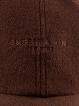 Brown baseball cap on a light gray background