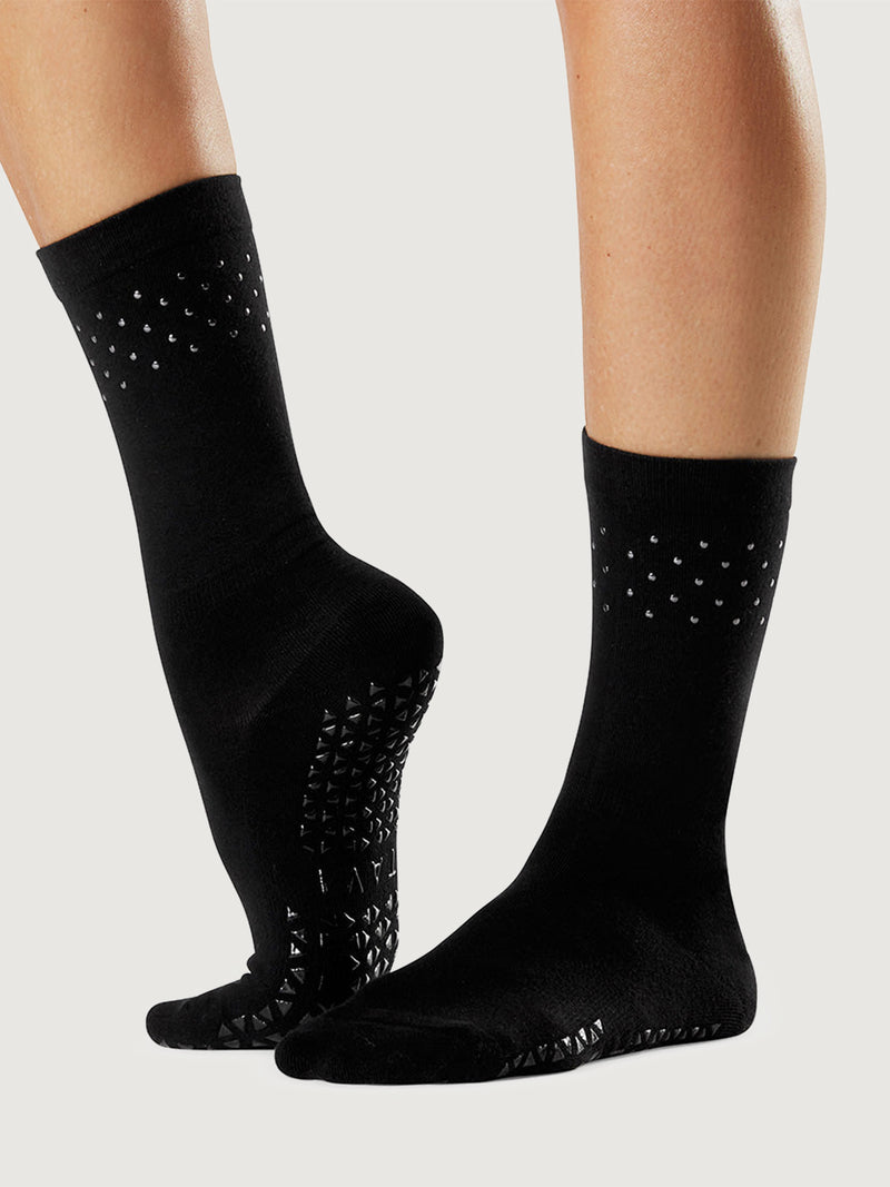 Tavi Maddie Grip Socks, Ebony / S