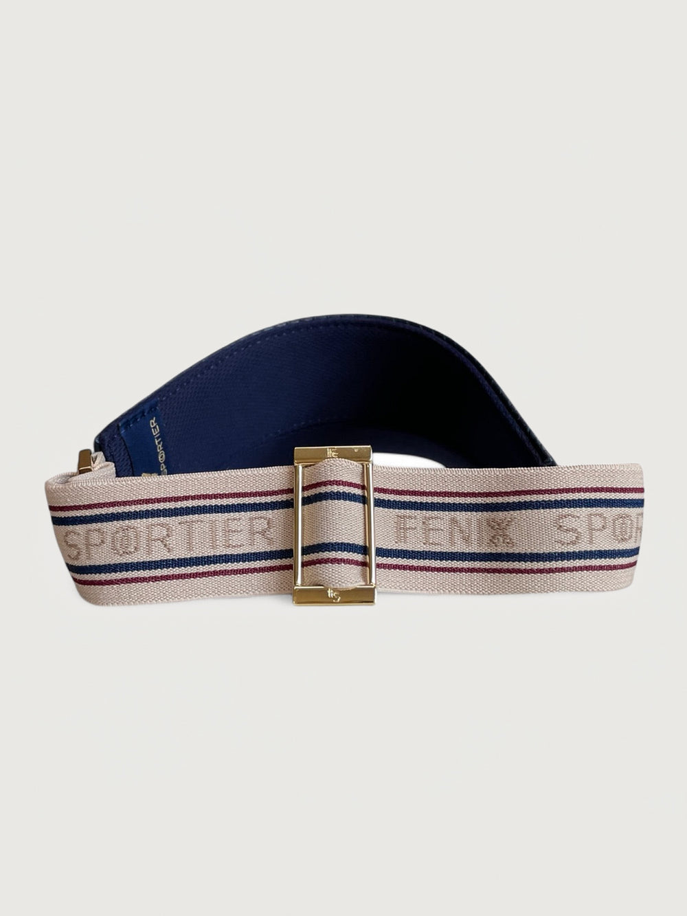 Tennis Visor - Navy Basketweave